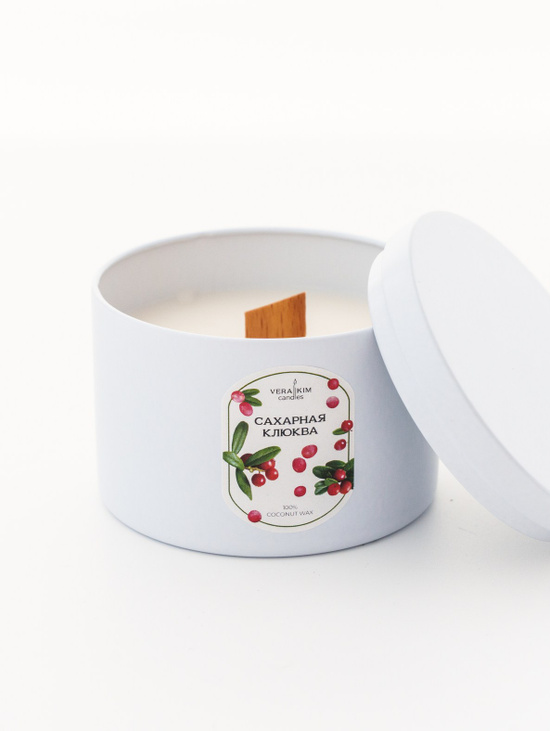 Ароматическая свеча "Сахарная клюква"