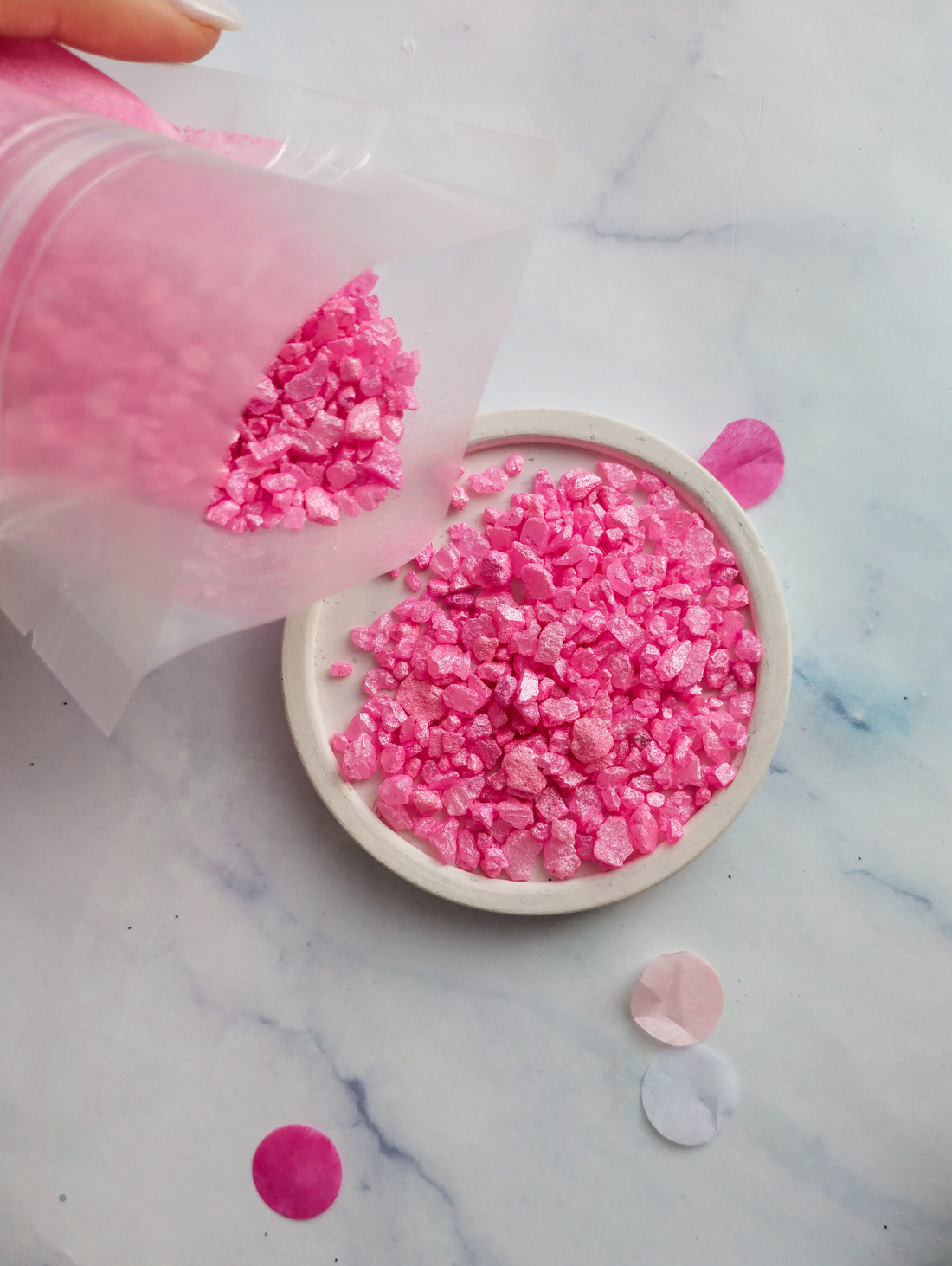 Сияющая соль для ванны - фотография товара