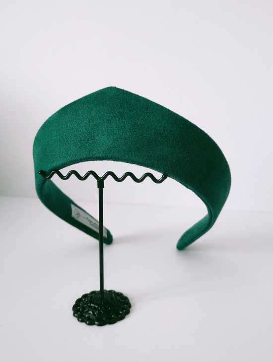 Ободок-кокошник "Изумрудный"