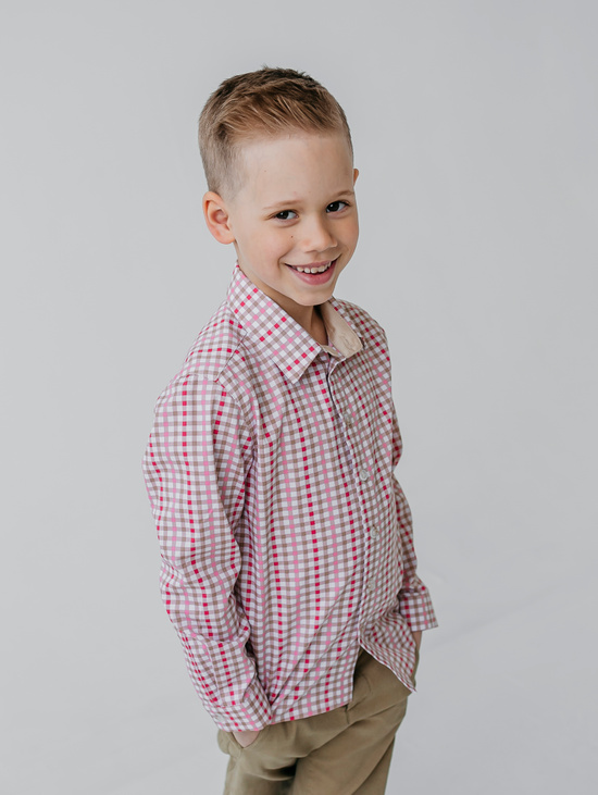 Рубашка для мальчика "Яркая"