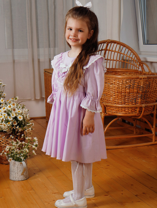 Платье для девочки "Сиреневая нежность"