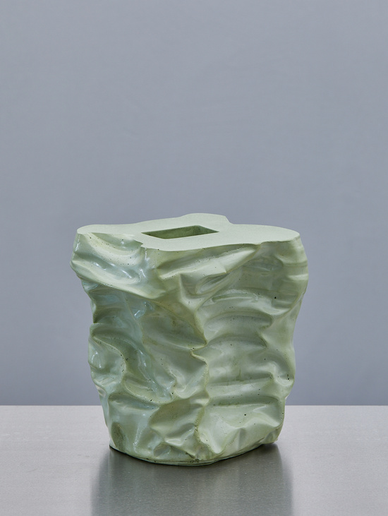 Ваза "Wavy Vase" Оливковый