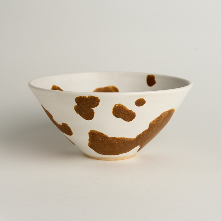 Миска большая "Коровка светлая"