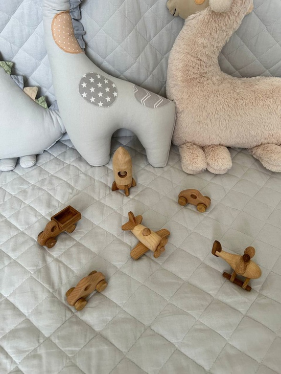 Набор миниатюрных деревянных игрушек (игрушки в кармашек)