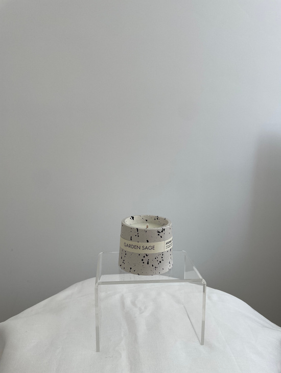 Свеча GIPS «GARDEN SAGE» брызги