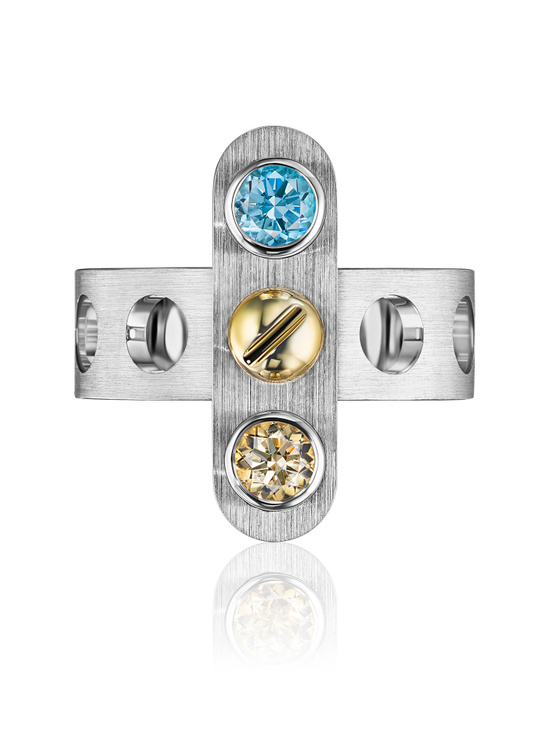 Серебряное кольцо CONSTRUCTOR