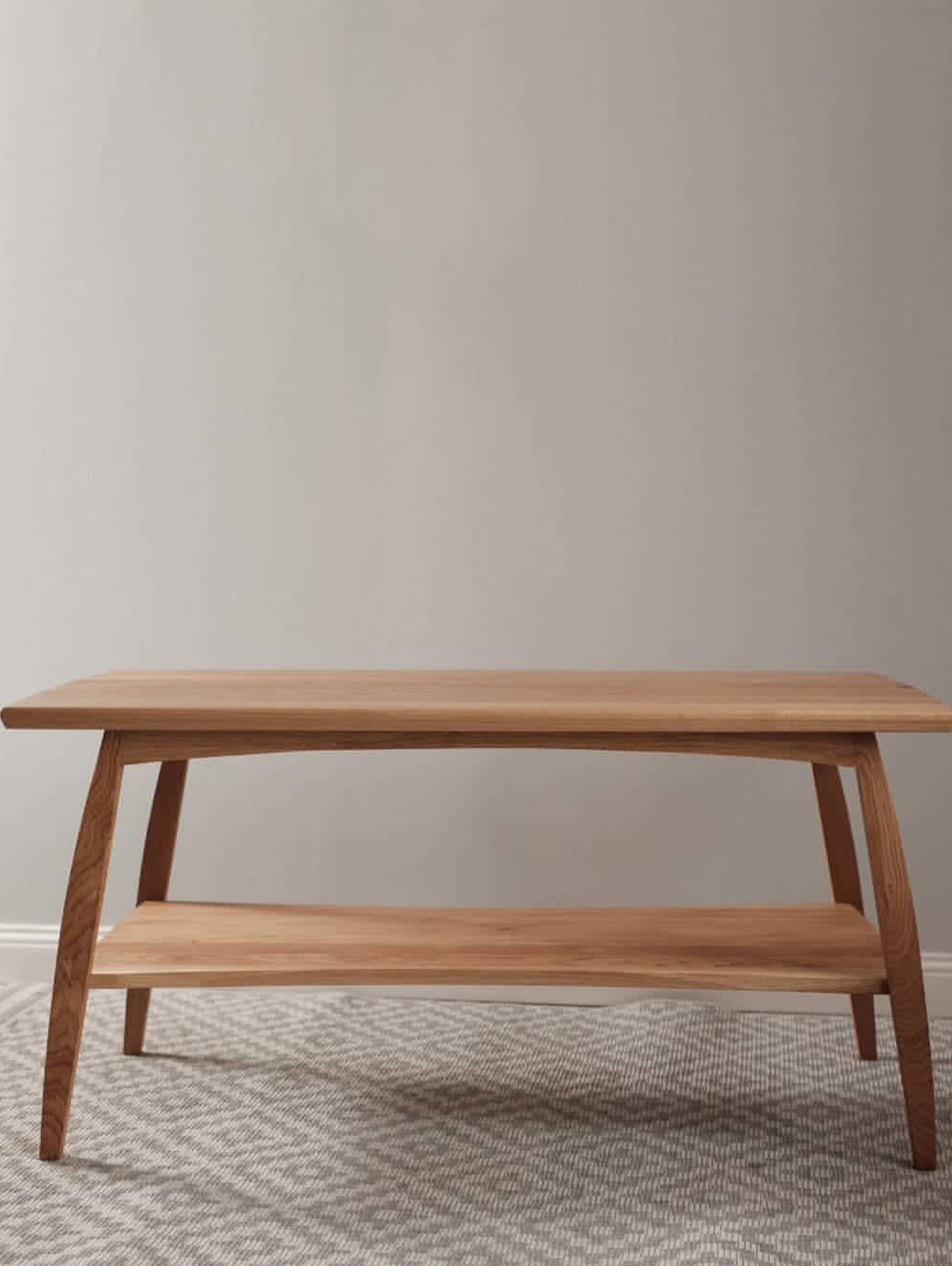 Кофейный столик с полкой - фотография товара