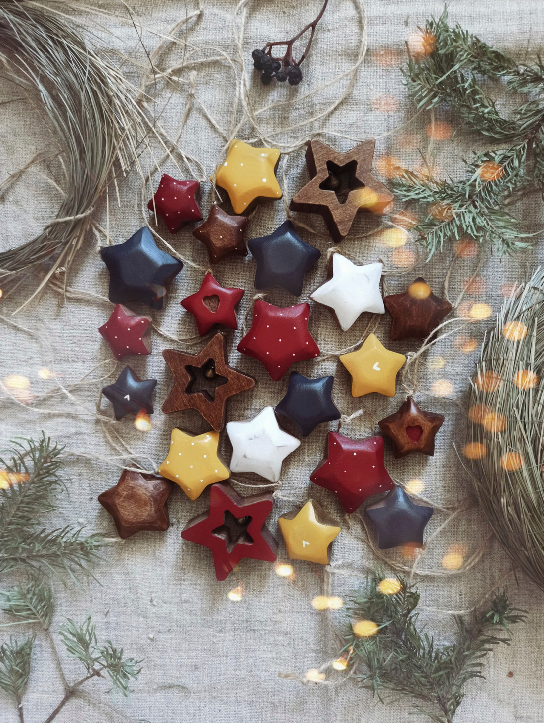 Елочная игрушка "Звездочка" - фотография товара