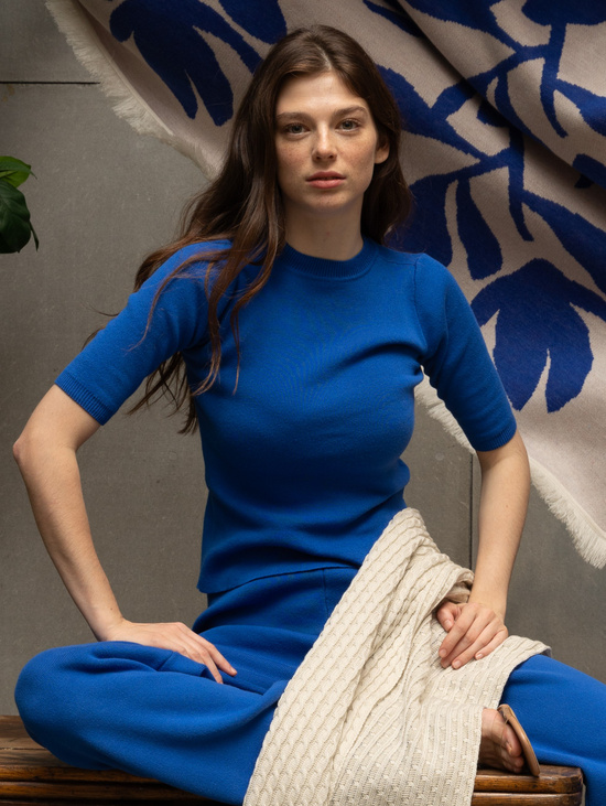 Футболка звездно-синяя