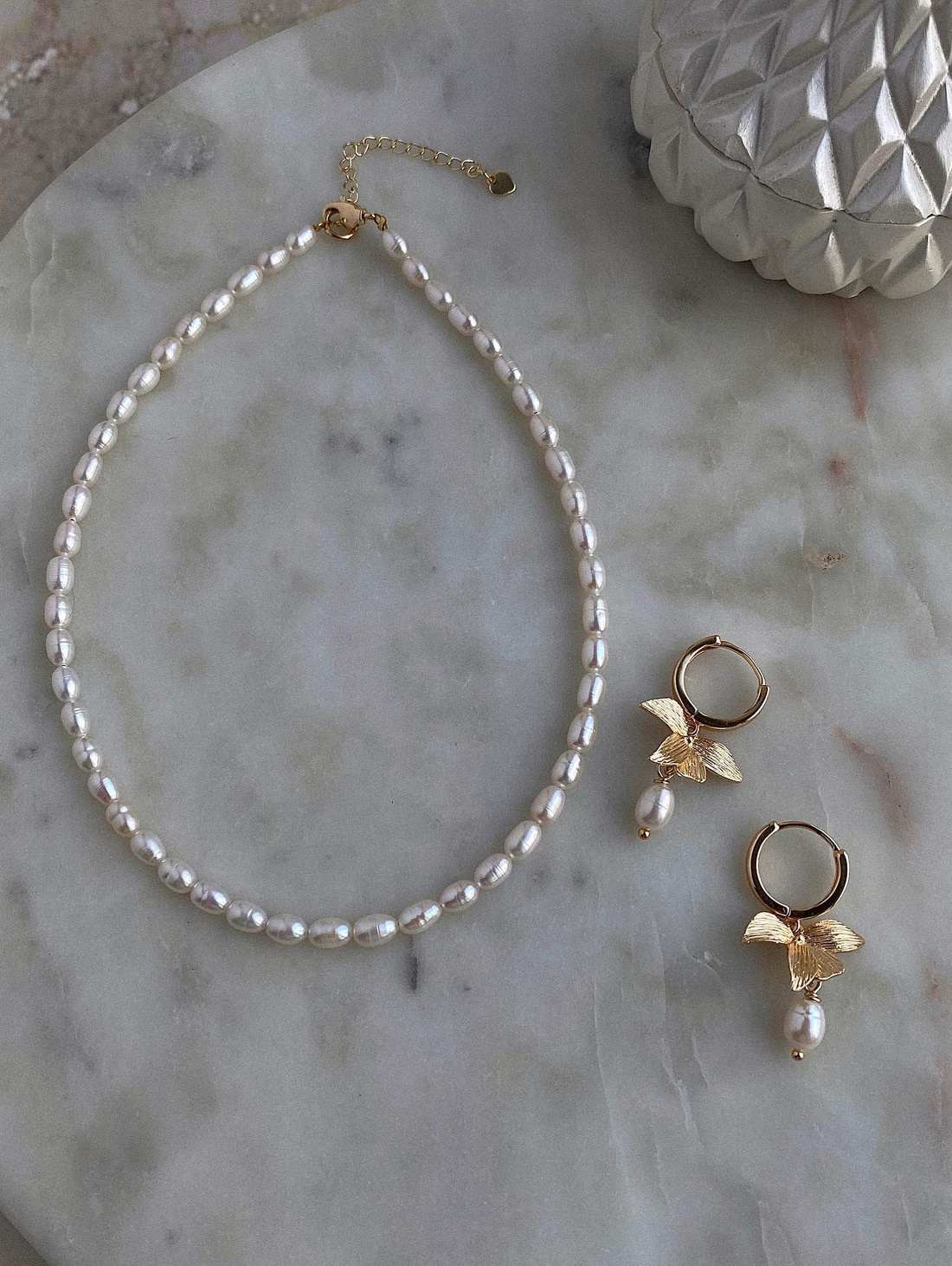 Чокер из натурального жемчуга - фотография товара