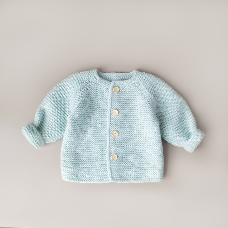 Кофта вязаная для малышей кардиган