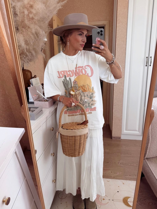 Плетеная сумка корзина в стиле Биркин