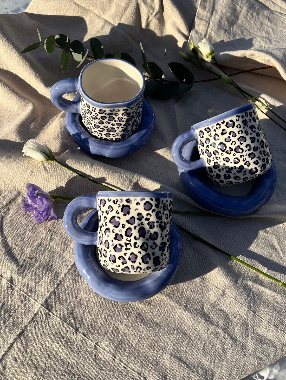 Чайный набор "Леопард" - фотография товара