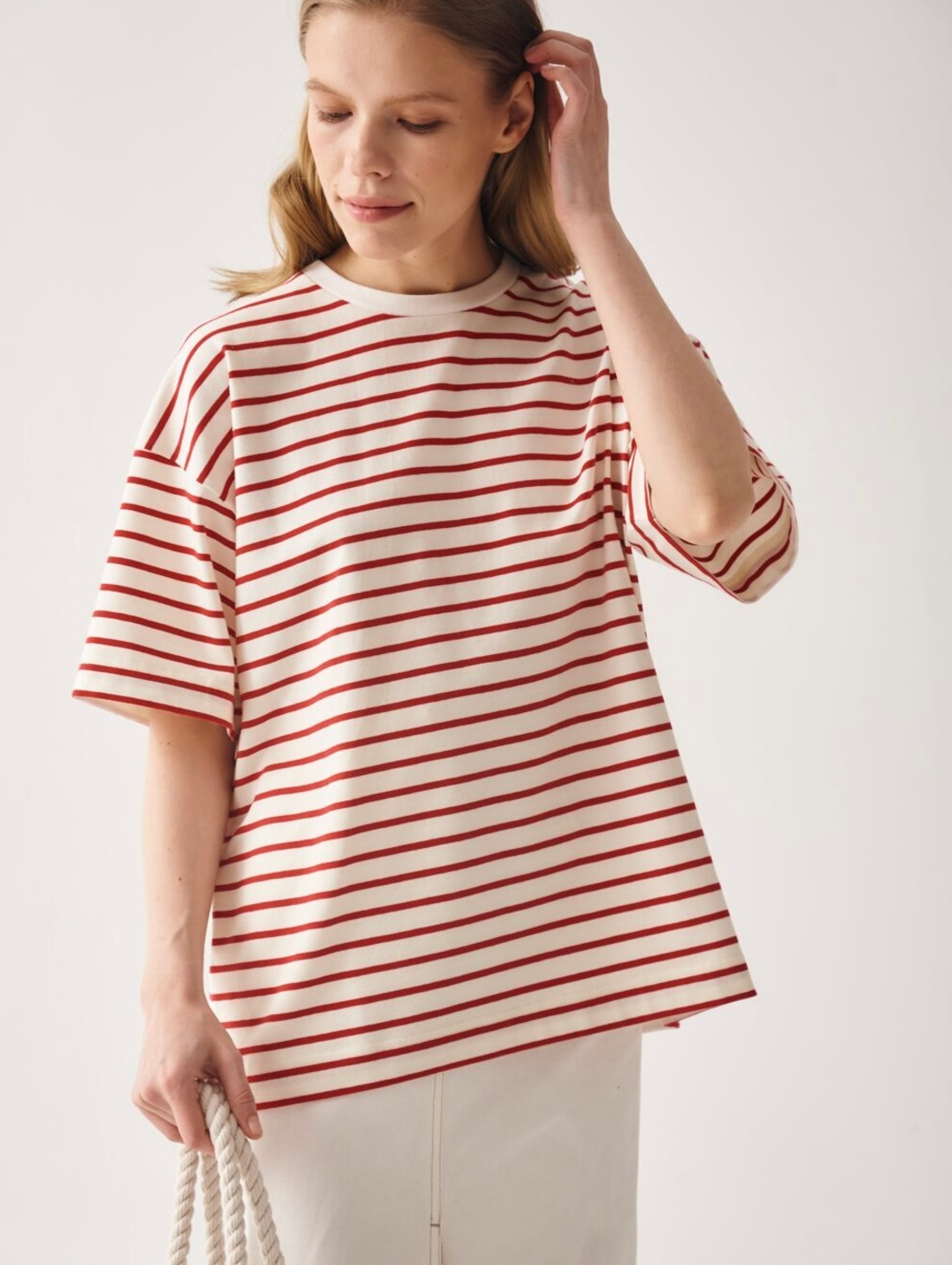 Футболка в полоску Freedom - фотография товара