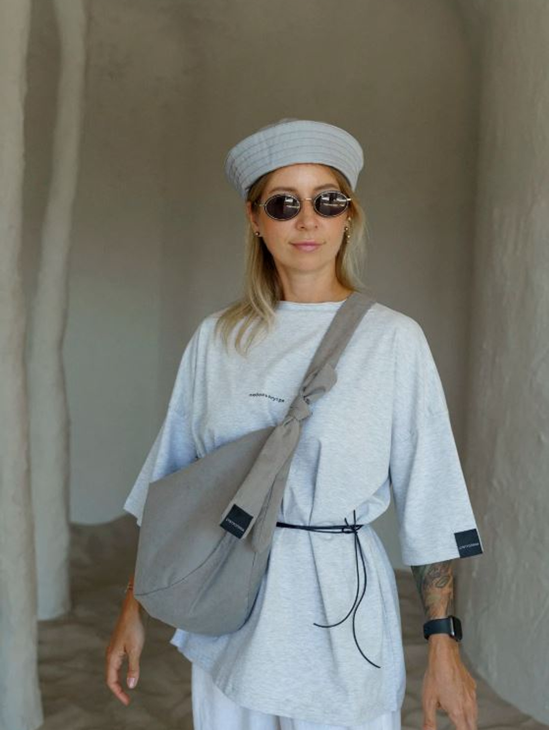 Сумка "Луна" LOKKI, дымчатый - фотография товара