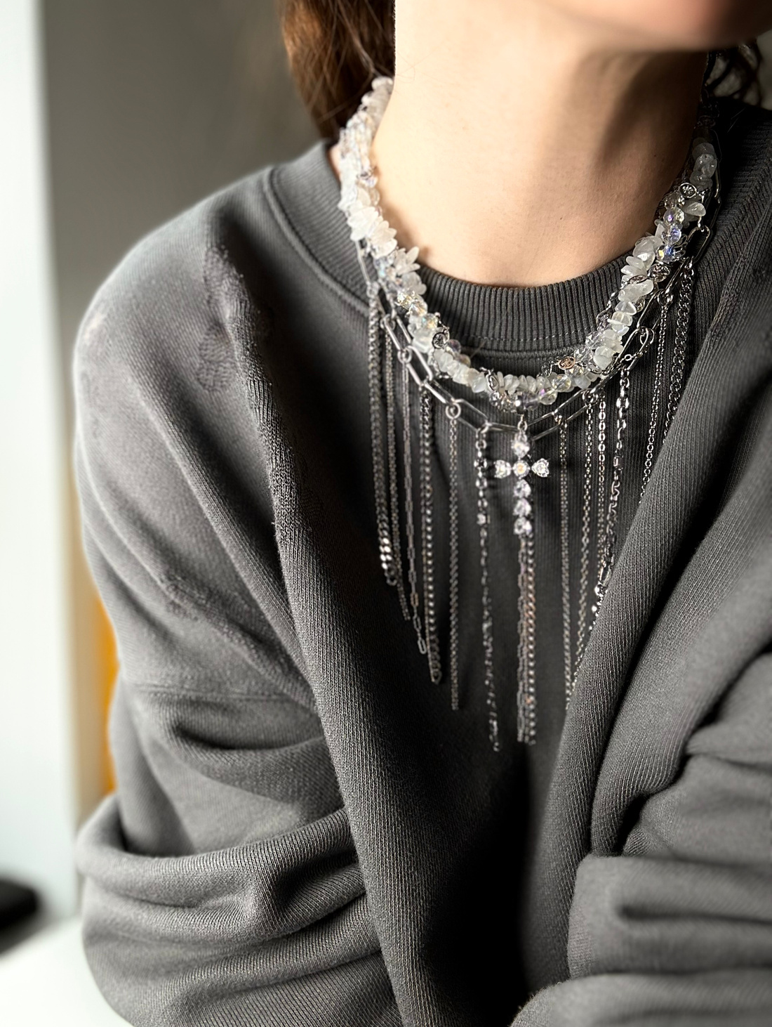 Колье Осетровая луна - фотография товара