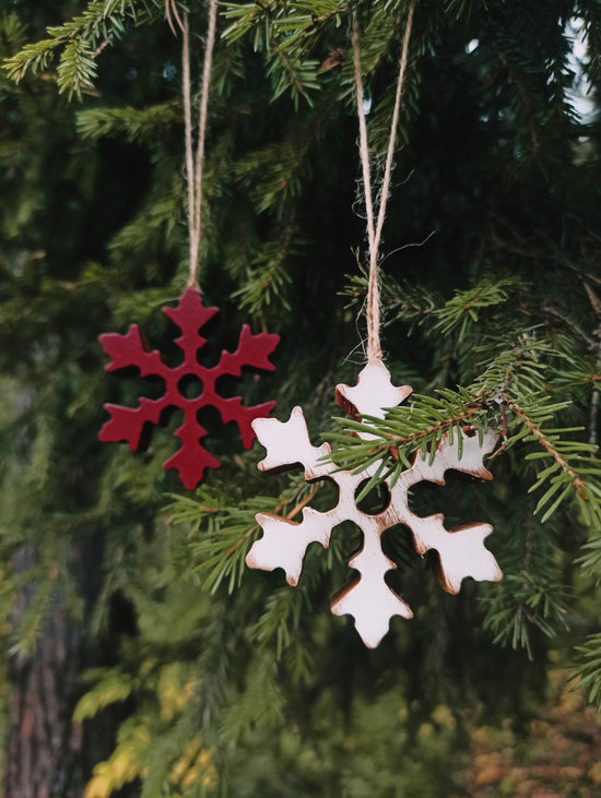 Елочная игрушка "Снежинка 7"