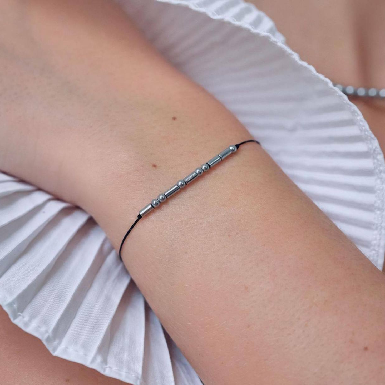 Браслет MORSE CODE "Верь" - фотография товара