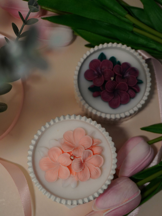 Аромасвеча "Flower candle"
