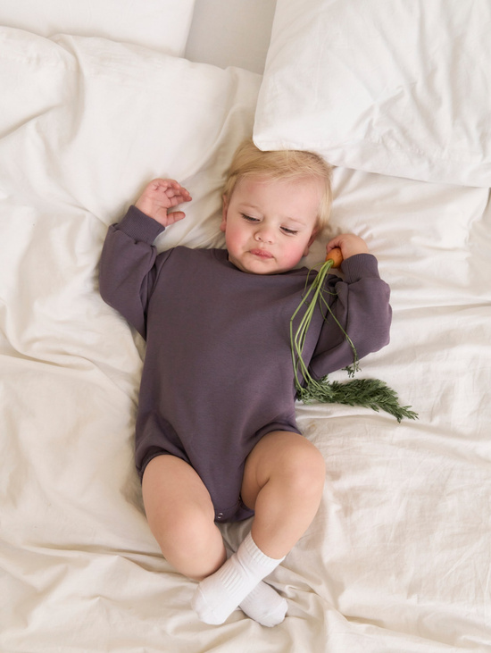 Боди "Оверсайз", баклажан