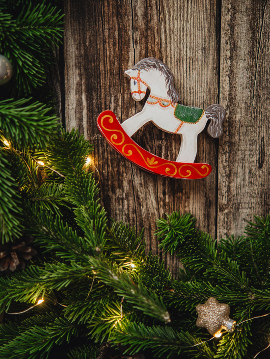 Ёлочная игрушка "Лошадка"