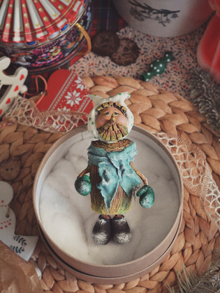 Ёлочная игрушка "Старичок-лесовичок"