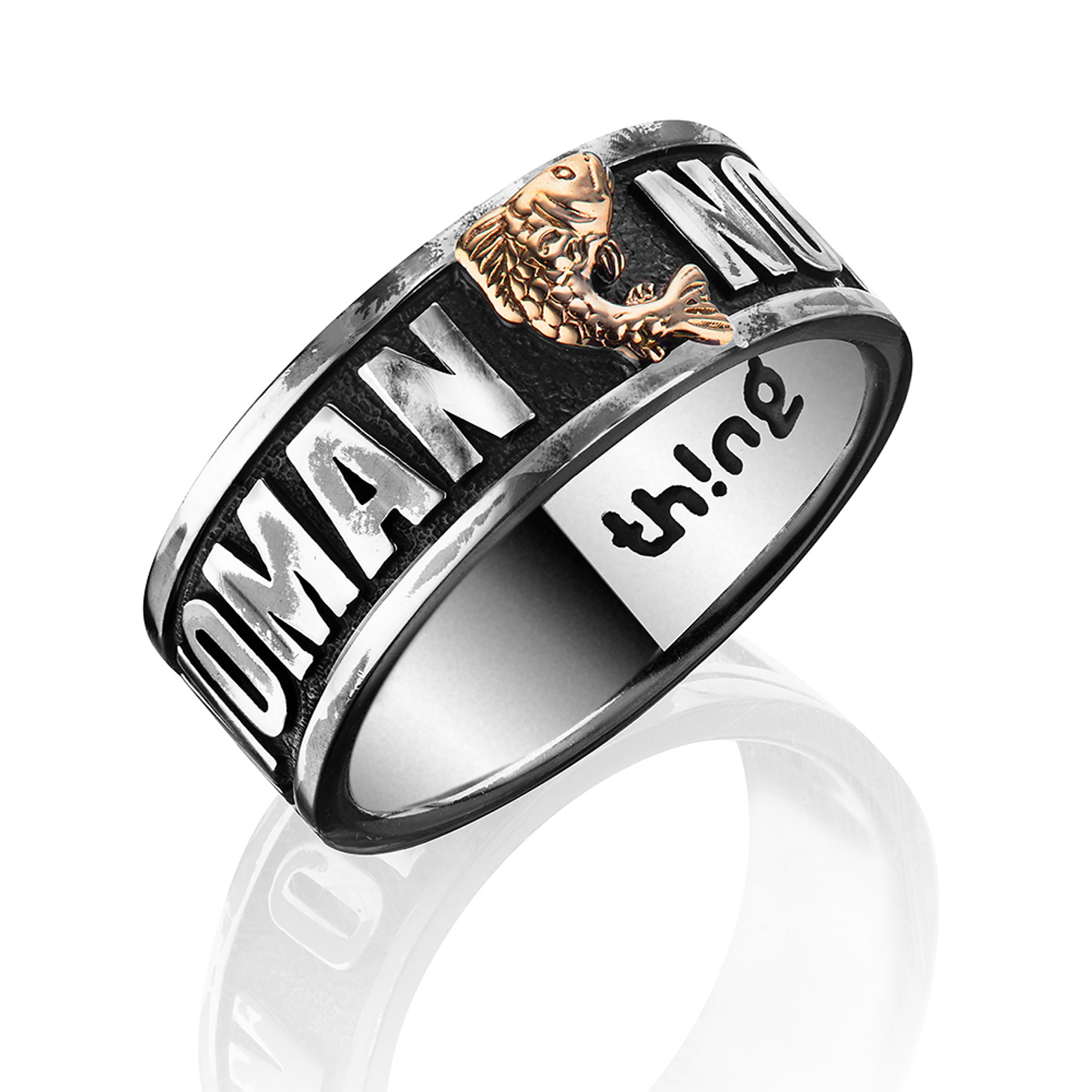 Серебряное кольцо NOWOMANNOCRY - фотография товара