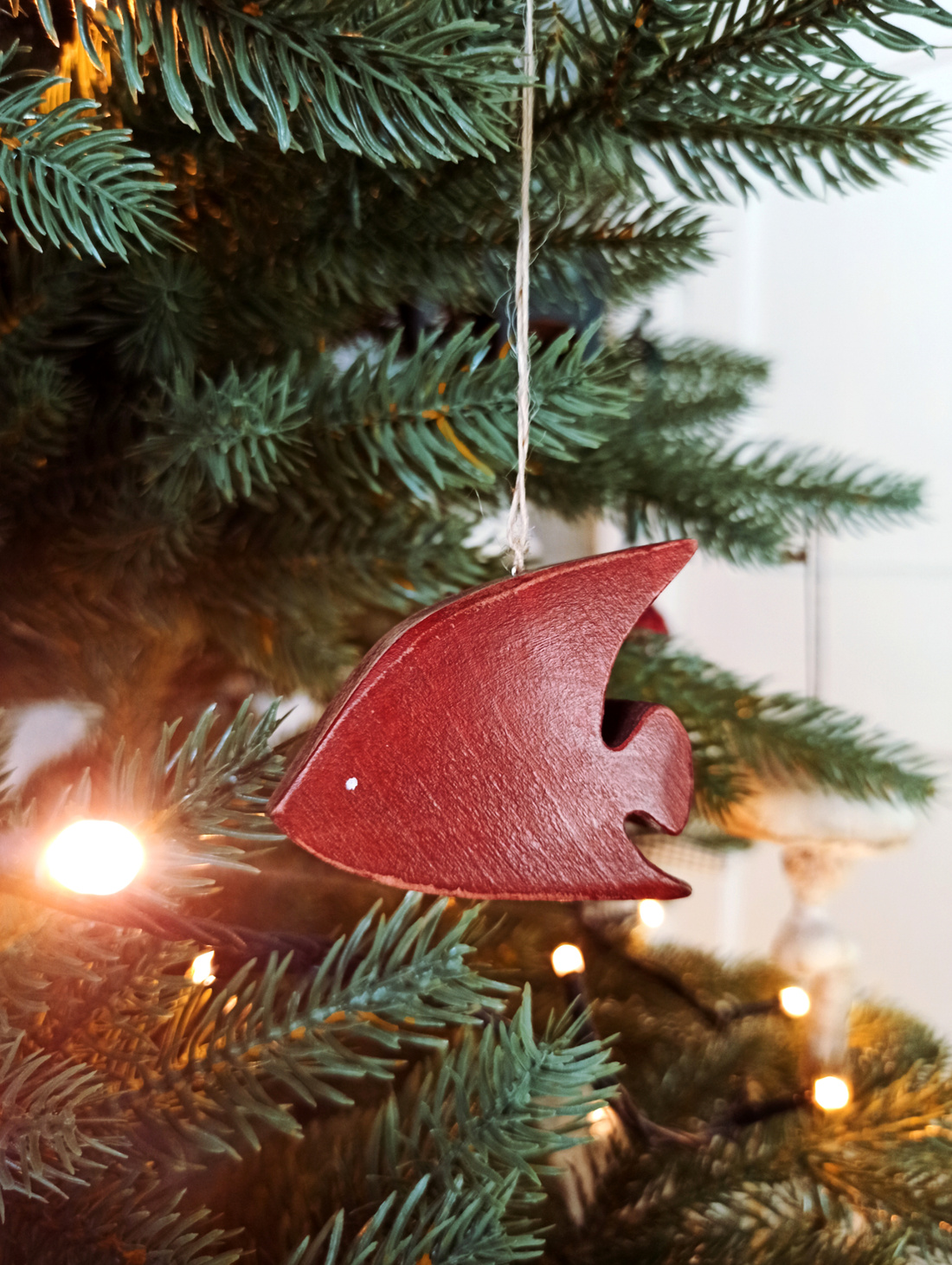 Елочная игрушка "Рыбка" - фотография товара