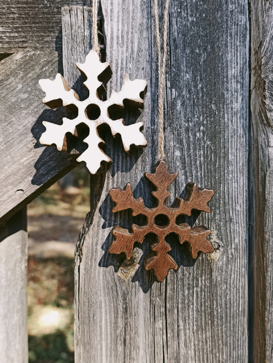 Елочная игрушка "Снежинка 7"