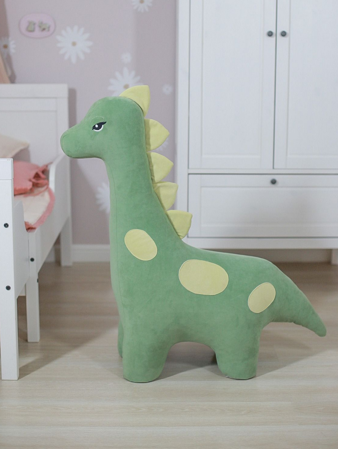 Детский пуфик-игрушка Бронтозавр - фотография товара