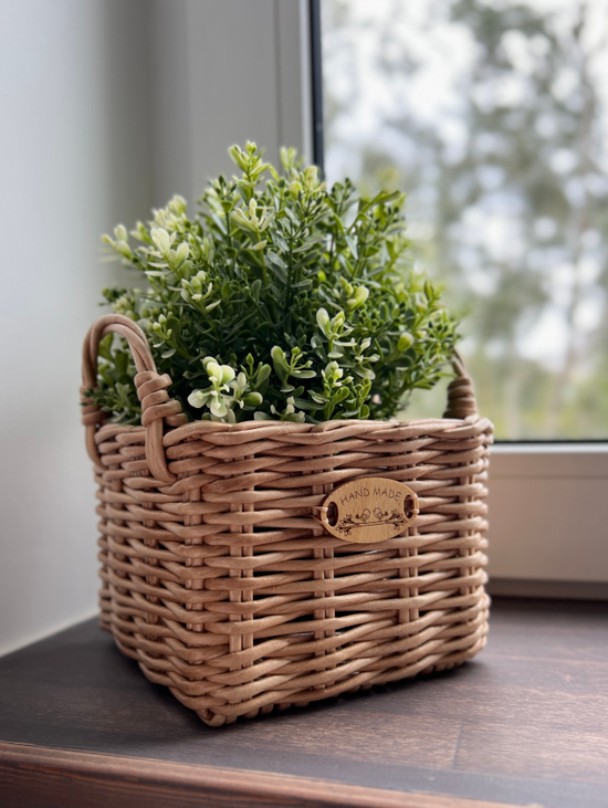 Корзинка квадратная с ручками