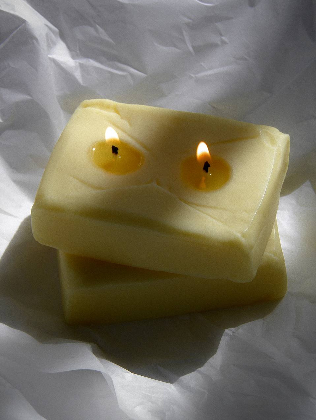 Интерьерная свеча «Сливочное масло» - фотография товара