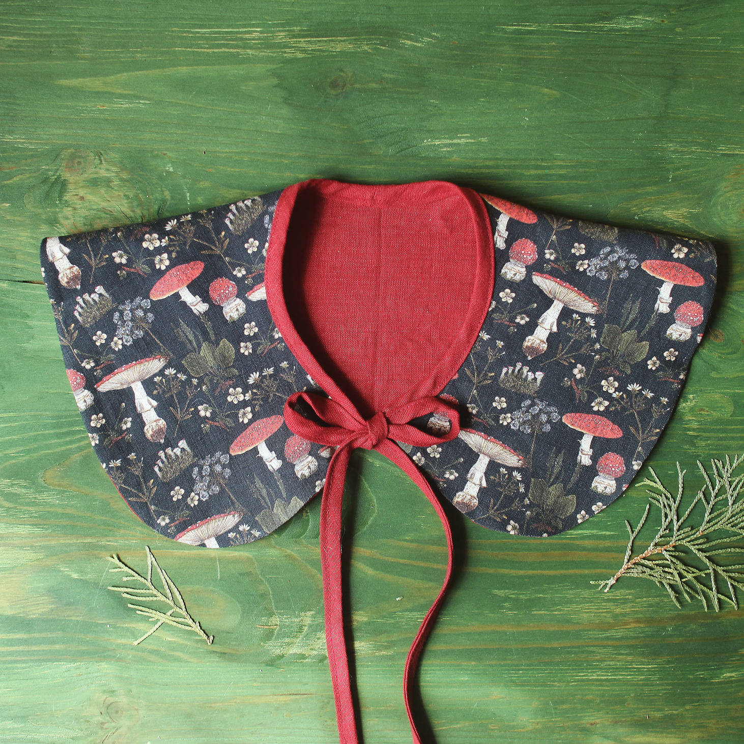 Воротник "Грибной" - фотография товара