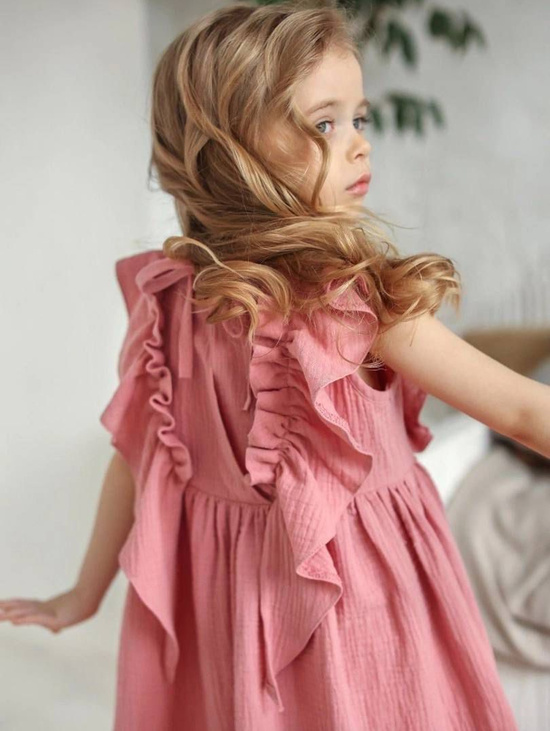 Муслиновое платье для девочки