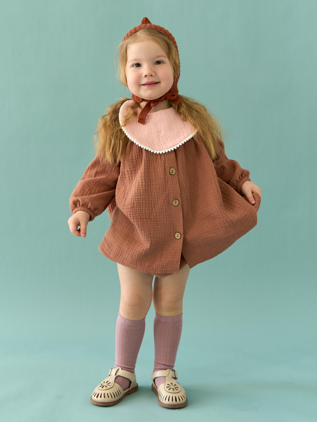 Платье и блумеры "Песчаный замок" - фотография товара