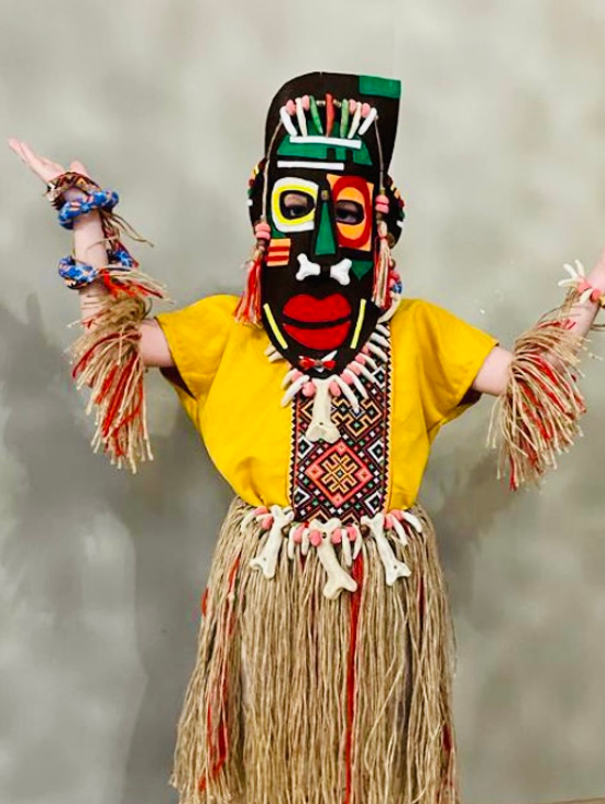 Карнавальный костюм "Папуас индеец" 3-10 лет