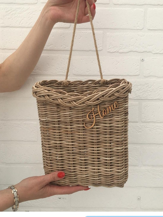 Настенная корзина для цветов, door basket