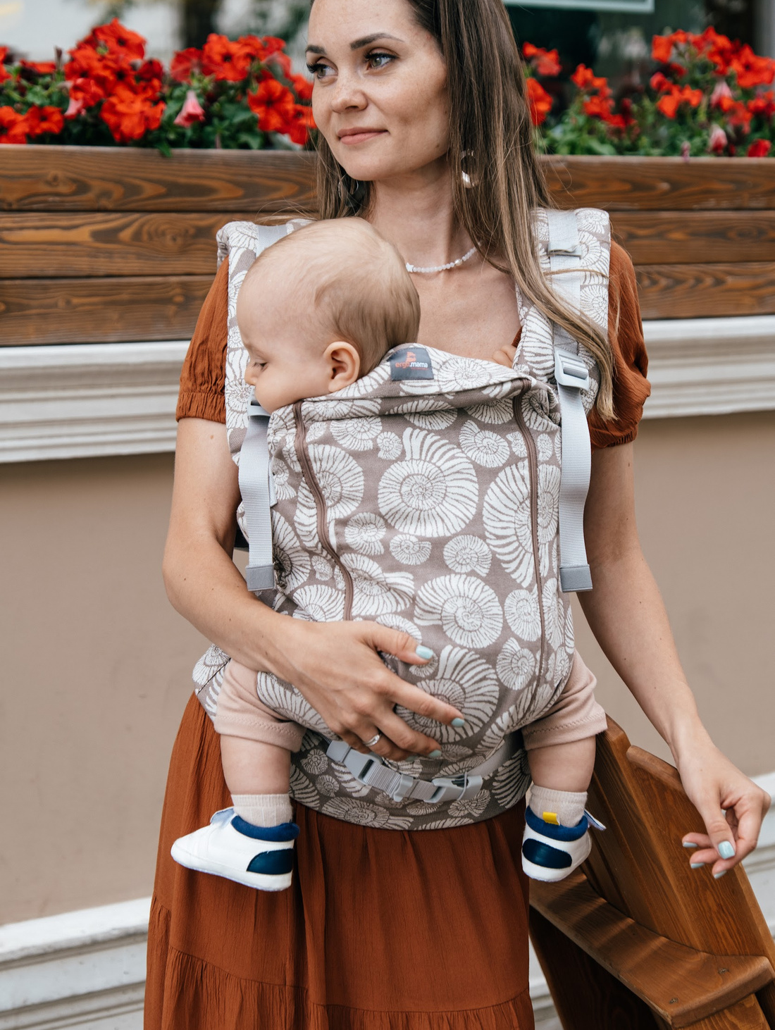 Эрго-рюкзак с рождения "Светоч", расцветка Наутилус - фотография товара