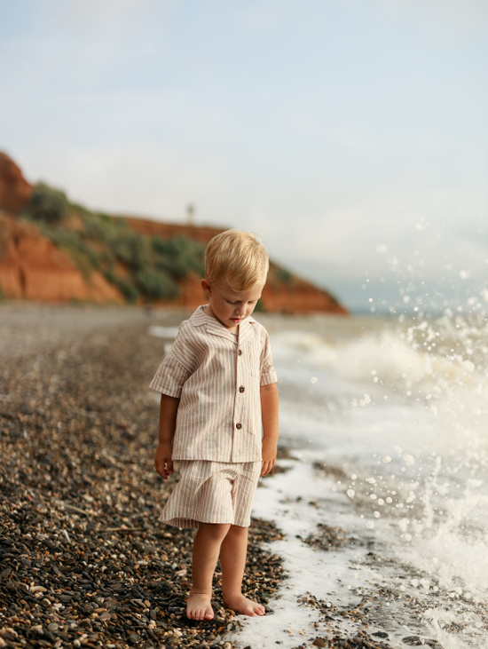 Костюм из варёного хлопка для мальчика