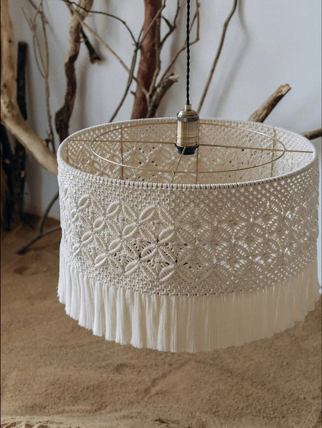 Макраме люстра «Astra» - фотография товара