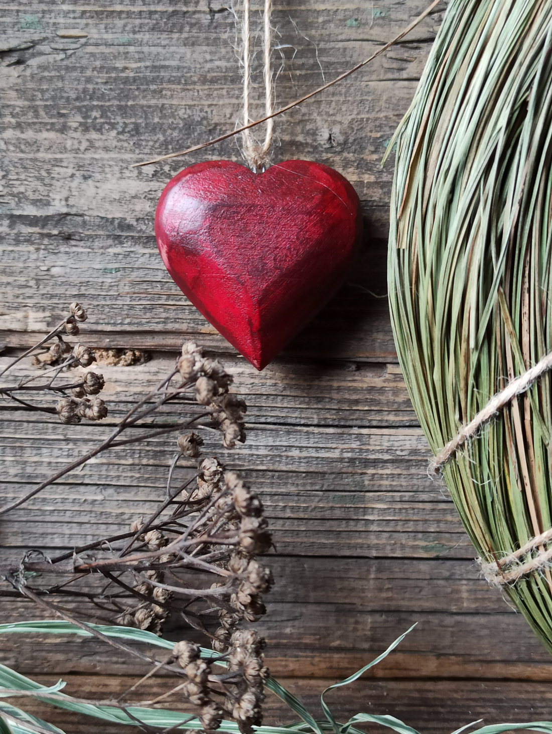 Елочная игрушка "Сердечко малое" - фотография товара