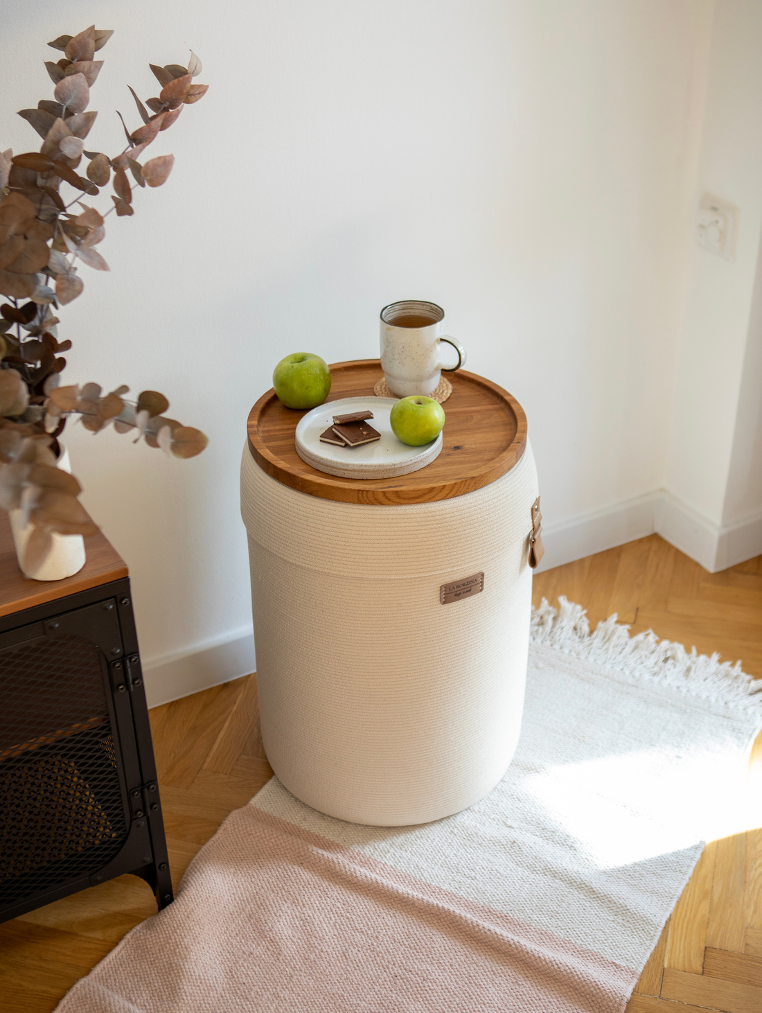 Бельевая корзина "Excellent" Basic collection - фотография товара