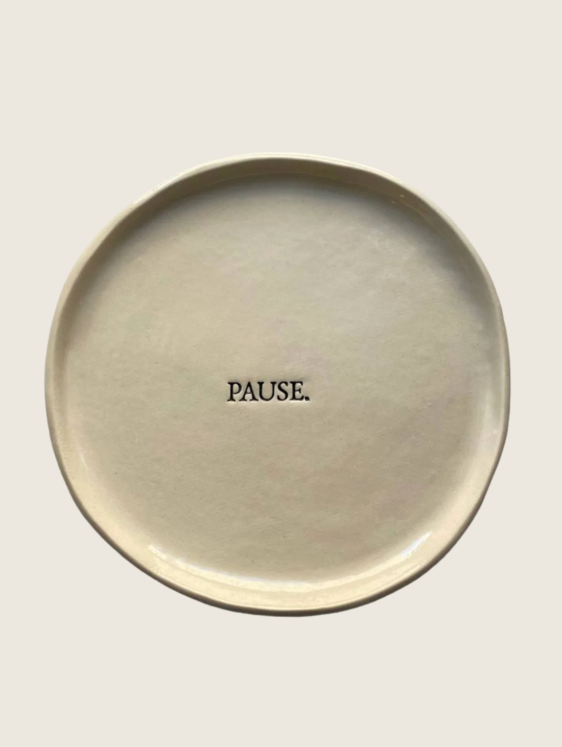 Тарелка «Pause» - фотография товара