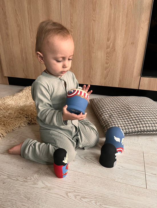 Тройная матрёшка SUPERHEROES