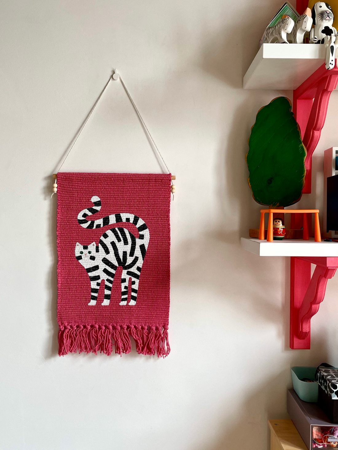 Панно в детскую настенное "Кошка" - фотография товара