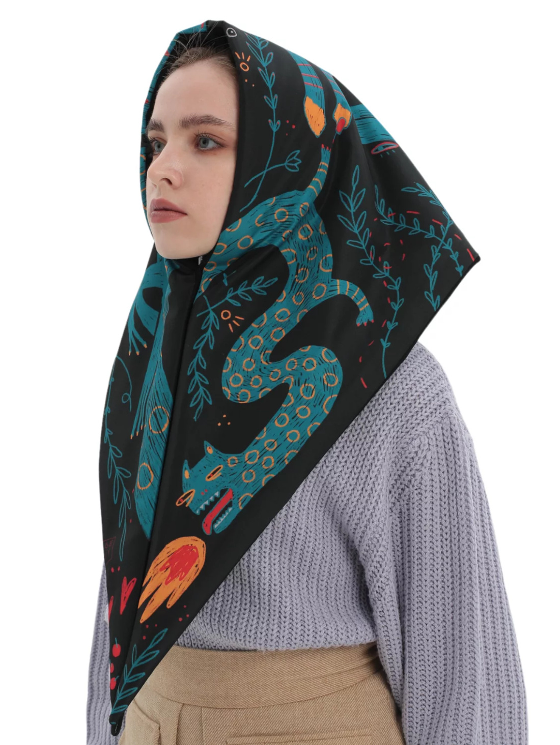 Косынка "Маникюр" - фотография товара