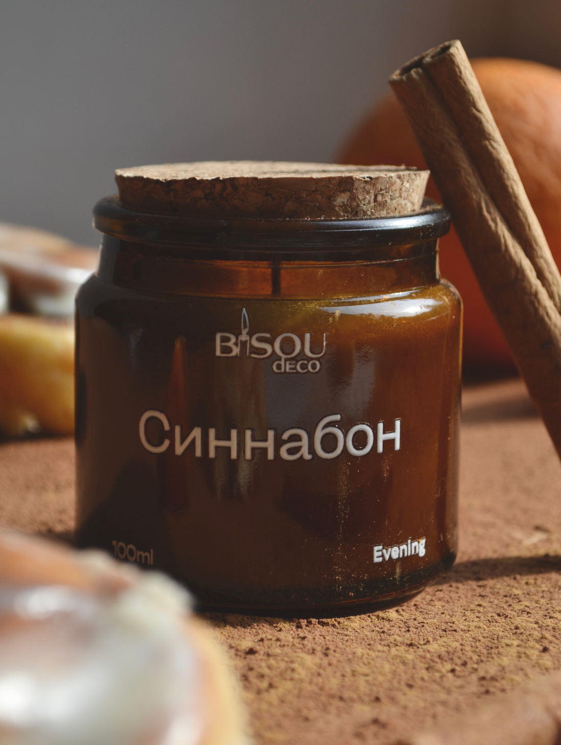 Ароматическая свеча "Синнабон" - фотография товара