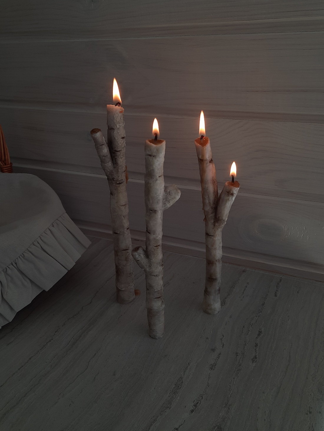 Свечи "Берёзки" - фотография товара