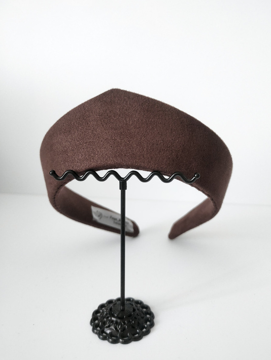 Ободок-кокошник "Шоколад"