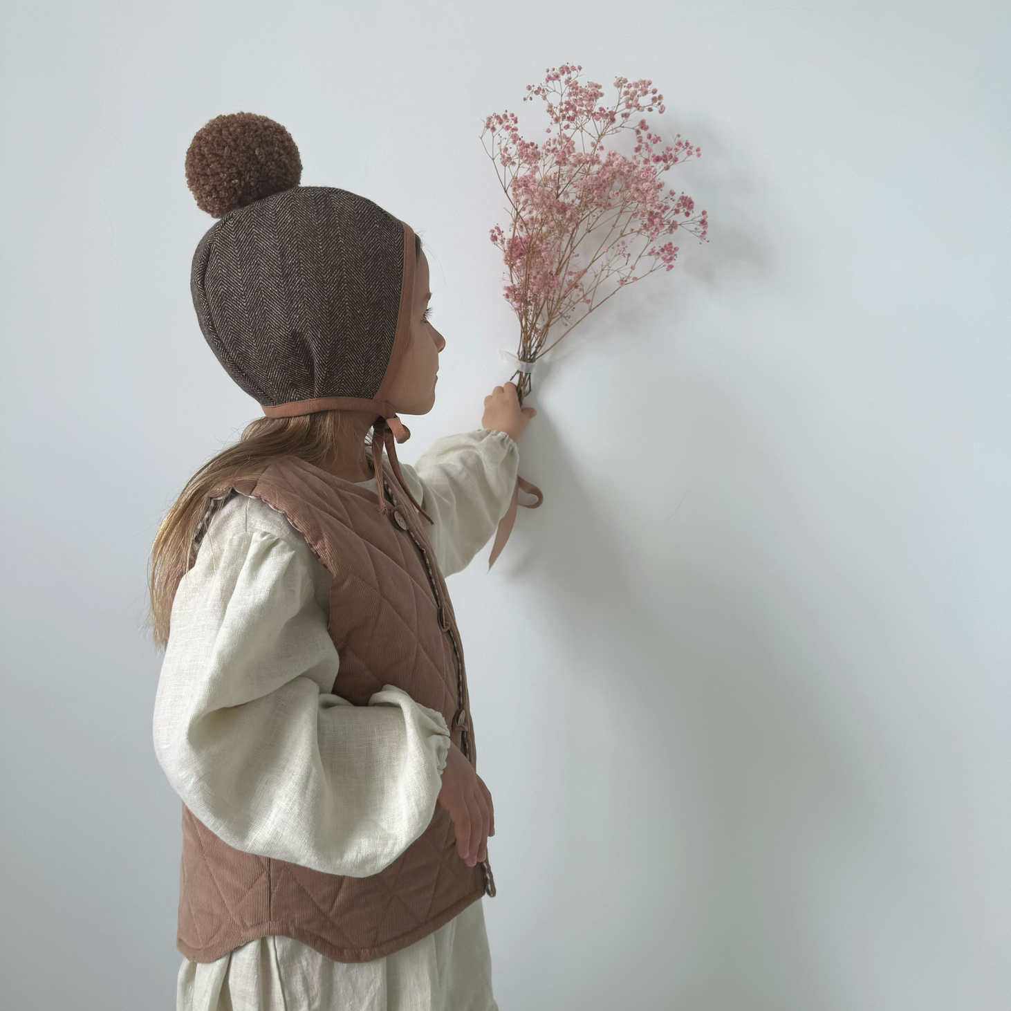 Жилет стеганый «орех» - фотография товара